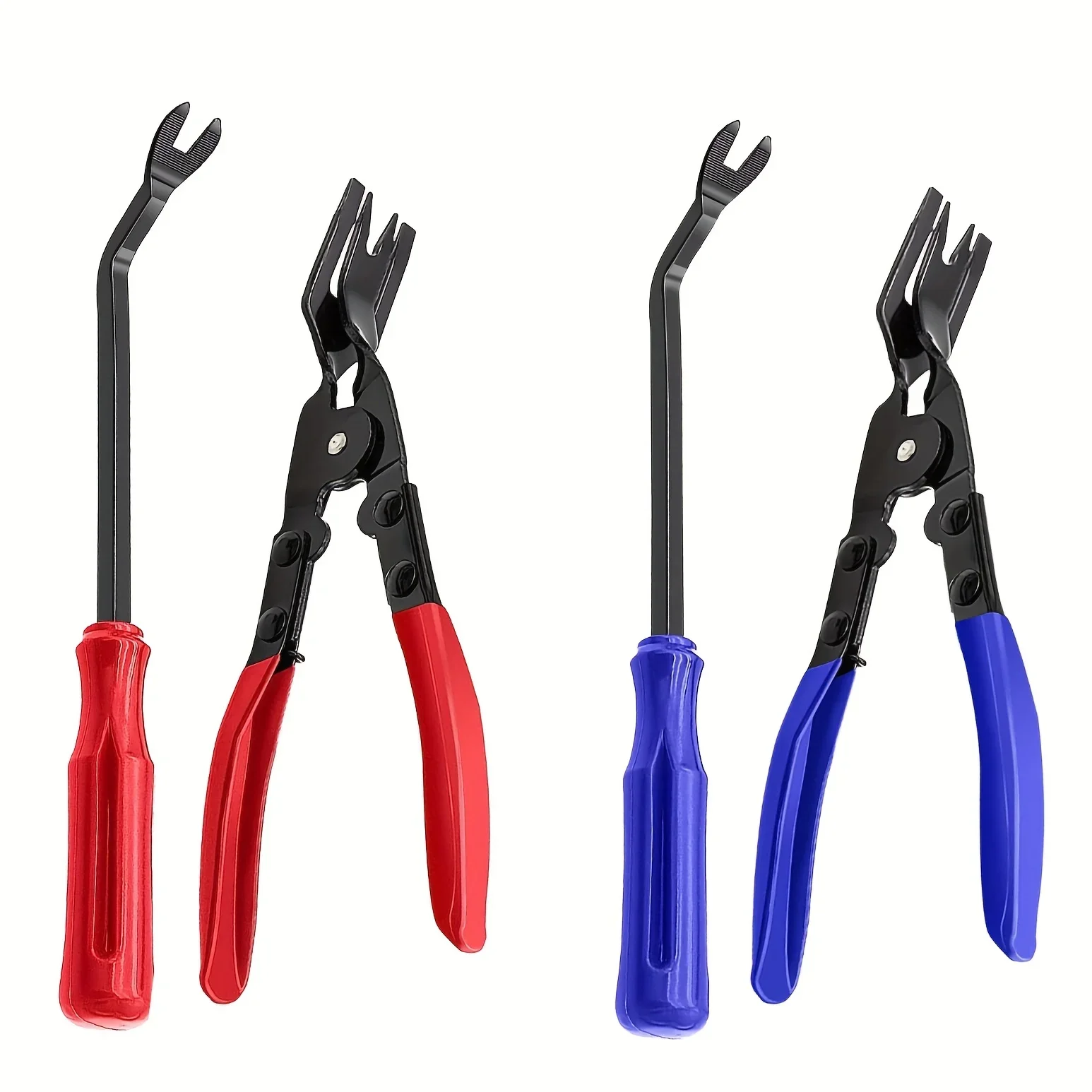 2PC Fixing Jaw Screwdriver Set Car Door Nail Puller Clip Clamp Interior Removal Tool Modification Installation Tools Boards