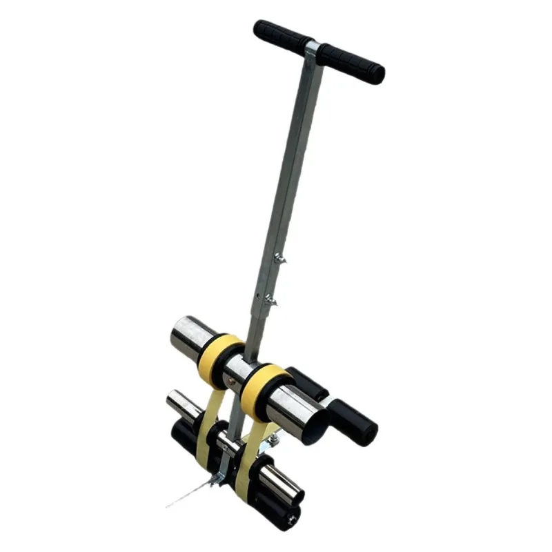 Reinforced Frame Hand Push Floor Tape Applicator Manual Striping Dispenser For Warehouse Workshop Safety Line Construction Jobs