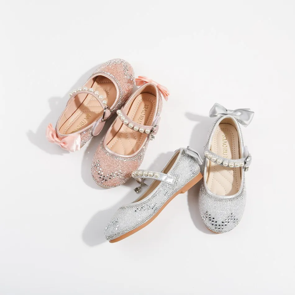 

Baby Infant Princess Spring Autumn Slider Prewalker Newborn Slip-On Hook-and-Loop Soft Sole Sneakers Childrens Mary Jane Flats