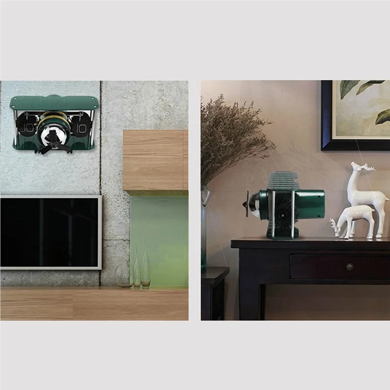 

Универсальные раскладные часы в самолете, винтажные раскладные часы из нержавеющей стали 304, раскладные часы с практичной функцией напоминания для офиса, серые