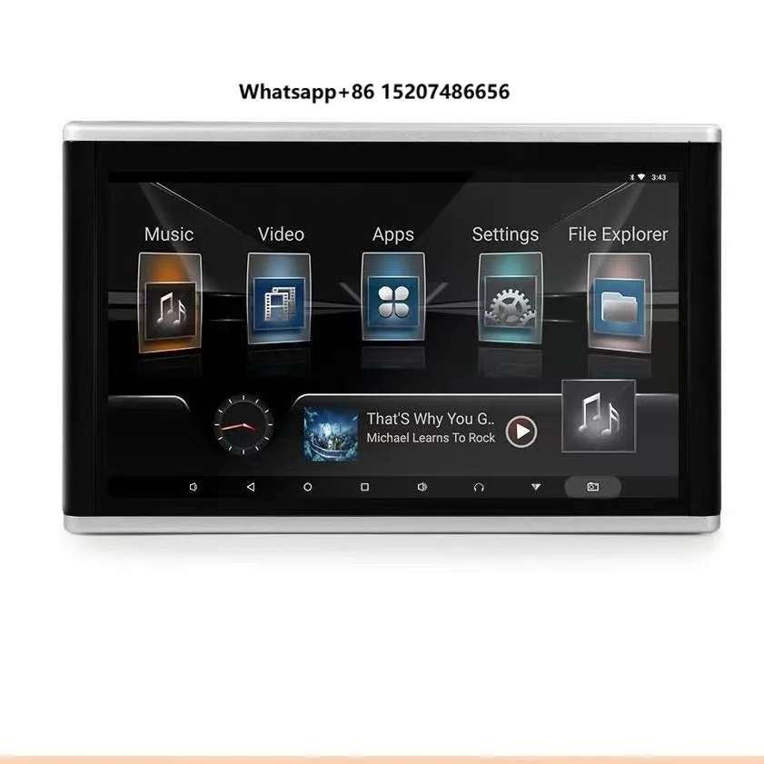 13.3 Inch IPS Touch Screen Android 13  Car DVD Player 1920*1080 with Wifi Dual Wireless Casting