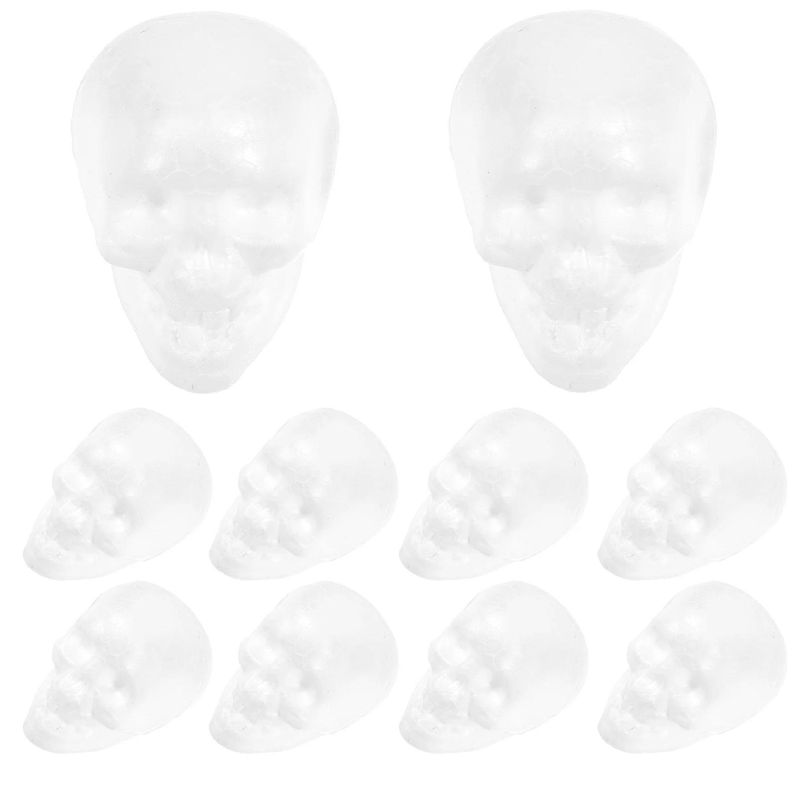 25 Pcs Pieces) Halloween Decor Decorations Skulls Decorative Props Pendant Decorate Hanging Heads Foams