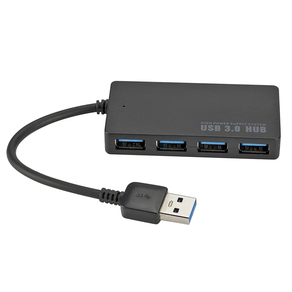 خارجي 4 منافذ HUB USB 3.0 محول الفاصل عالية السرعة USB المتوسع ملحقات الكمبيوتر للكمبيوتر المحمول ماك بوك