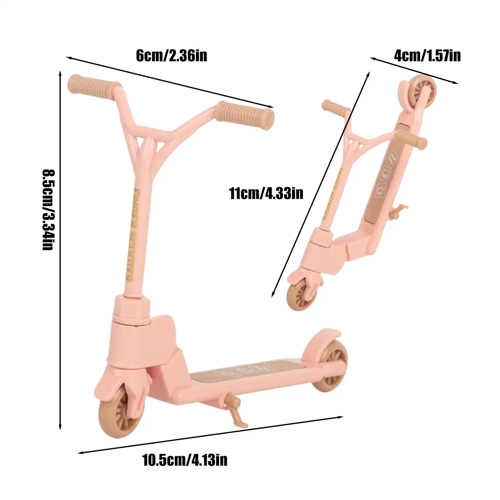Mini Scooter de juguete plegable de dos ruedas, dispositivo con yema del dedo para niños, fiesta, hogar, escuela, viaje, entretenimiento