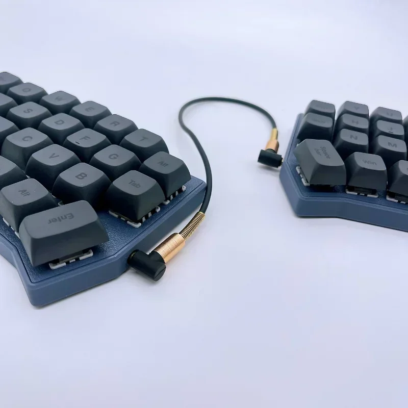 Corne V4 Split Keyboard Kit Support VIAL Wired RGB Custom Hot Swap Ergonomic Gaming Left and Right Handed Mechanical Keyboards