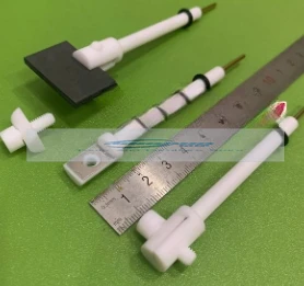 

JJ110 Platinum Electrode Clip, Working Electrode Clip, PTFE Electrode Clip, Good Conductivity, Corrosion Resistance