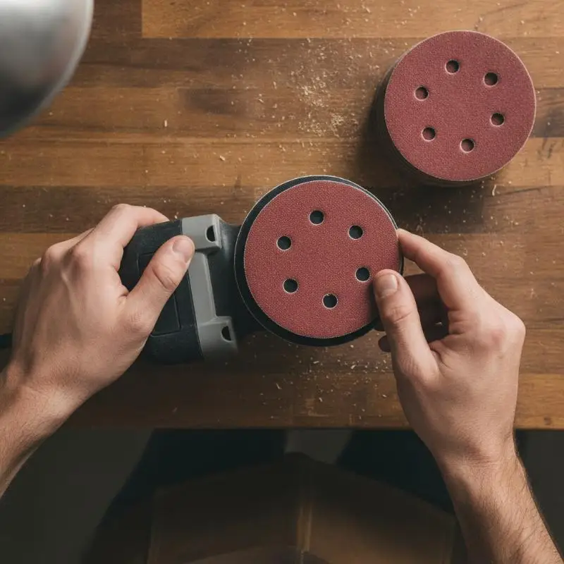 30PCS Universal 8 Hole Sanding Discs 125mm Sandpaper For Metal Wood Glass Sander Polishing Pads Home Abrasive Tools 60~240 Grit