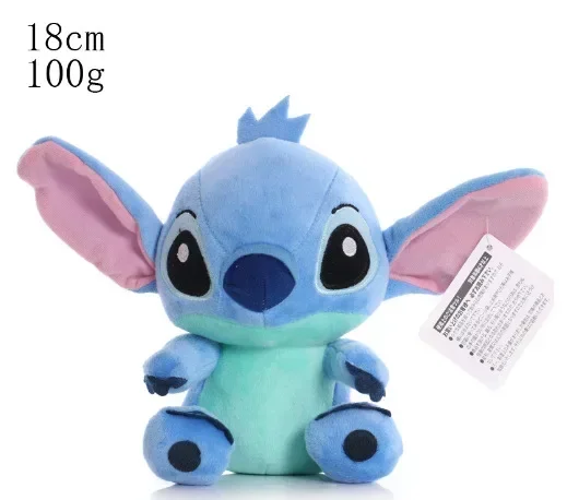 Original Plush Stitch Baby Movie Cartoon Model Doll Children Action Figures Stuffed Toys Pendant Gifts