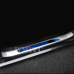 Stainless Steel Door Sill Protector Pedal Scuff Plate Cover Trim Car Styling For Toyota Corolla 2019-2023 2024 2025