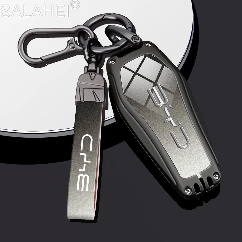 Car Key Case Full Cover Protection Holder Shell For BYD Tang EV600 Han EV Yuan ATTO 3 Song PLUS Pro MAX DMI Qin Auto Accessories