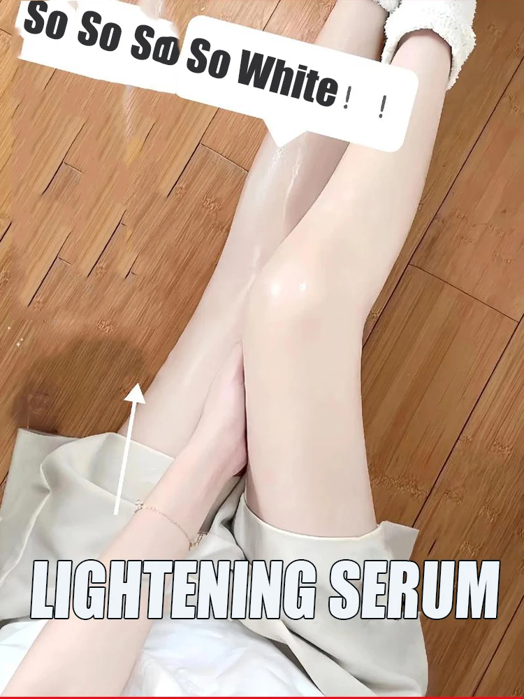 Sérum Facial Clareador com Vitamina C, Sérum Clareador para Axilas, Clareia o Bumbum, Joelhos, Coxas Internas, Braços e Corpo, Remove Melanina Escura 