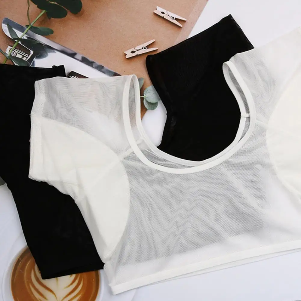 

2025 Transparent Vest Women Underarm Sweat Relief Vest Sweat Vest Sweat Proof Shirts Wrap Style Underarm Sweat-absorbing Vests