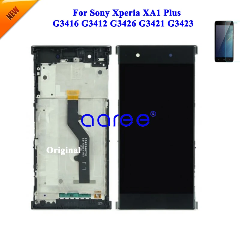 LCD Screen Original For Sony Xperia XA1 Plus  LCD Display For Sony Xperia XA1 Plus Screen Touch Digitizer Assembly