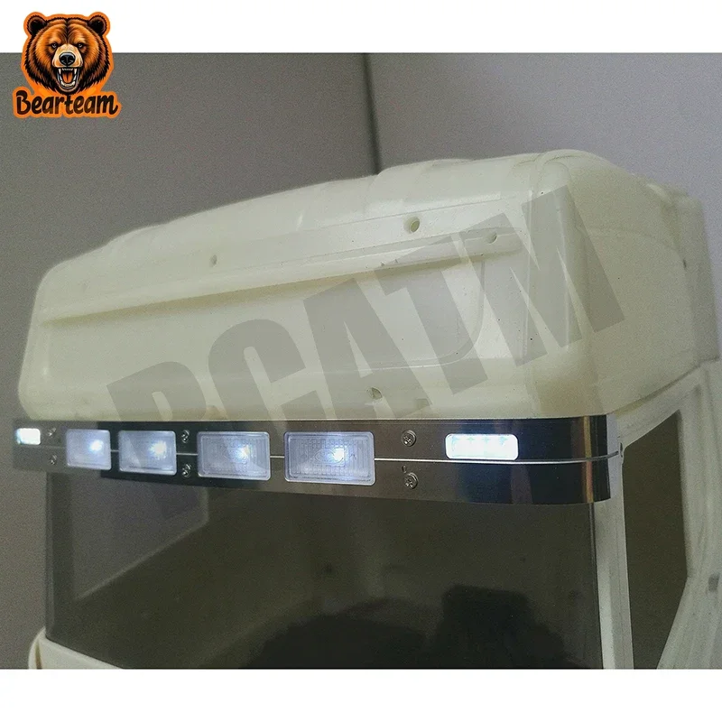Sun Visor Light Decorate for 1/14 Tamiya RC Truck For scania 56323 620 730 DIY Part