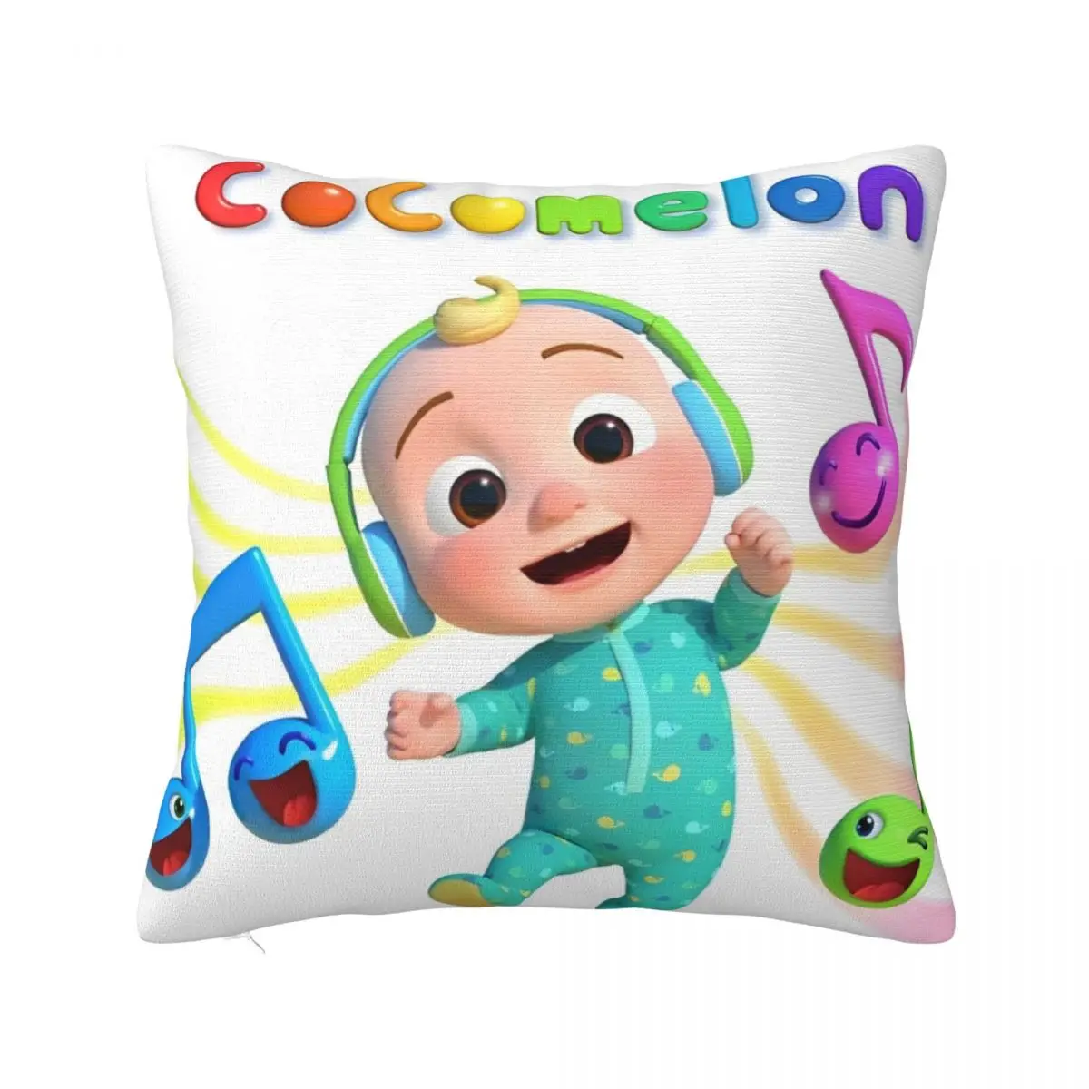 CocoMellons Printing Pillowcase Cushion Cover Throw Pillow Cover Soft and Sweet Seat Decorations Zipper Multiple Sizes