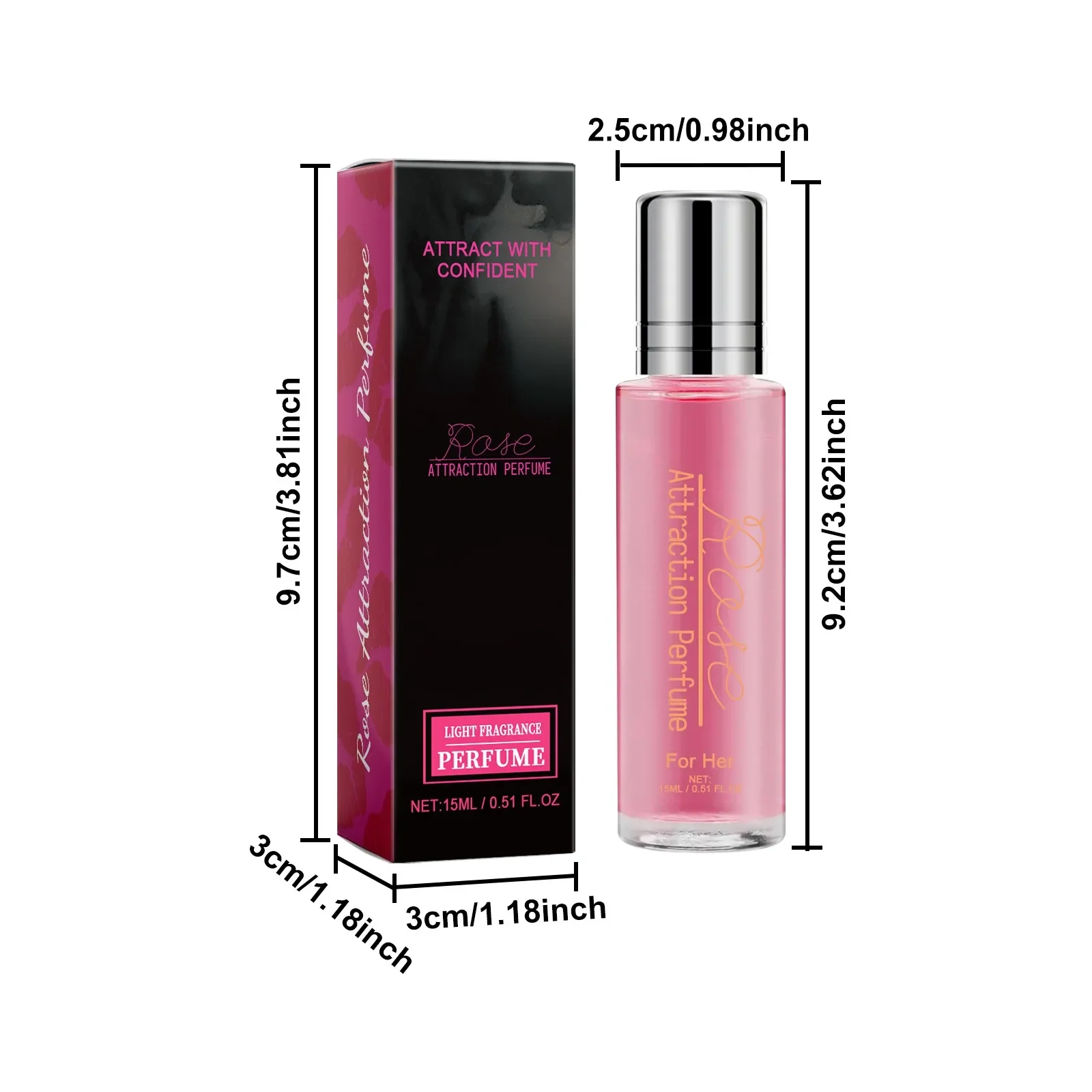 Feromone rosa feromone donna 15ML