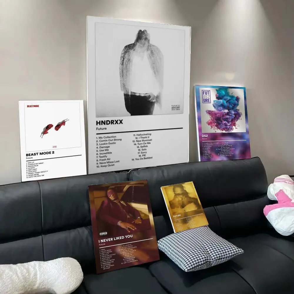 Singer F-Future Poster Modern  Wall Art Aesthetic Minimalist Bedroom Decor Cafe Home Gift