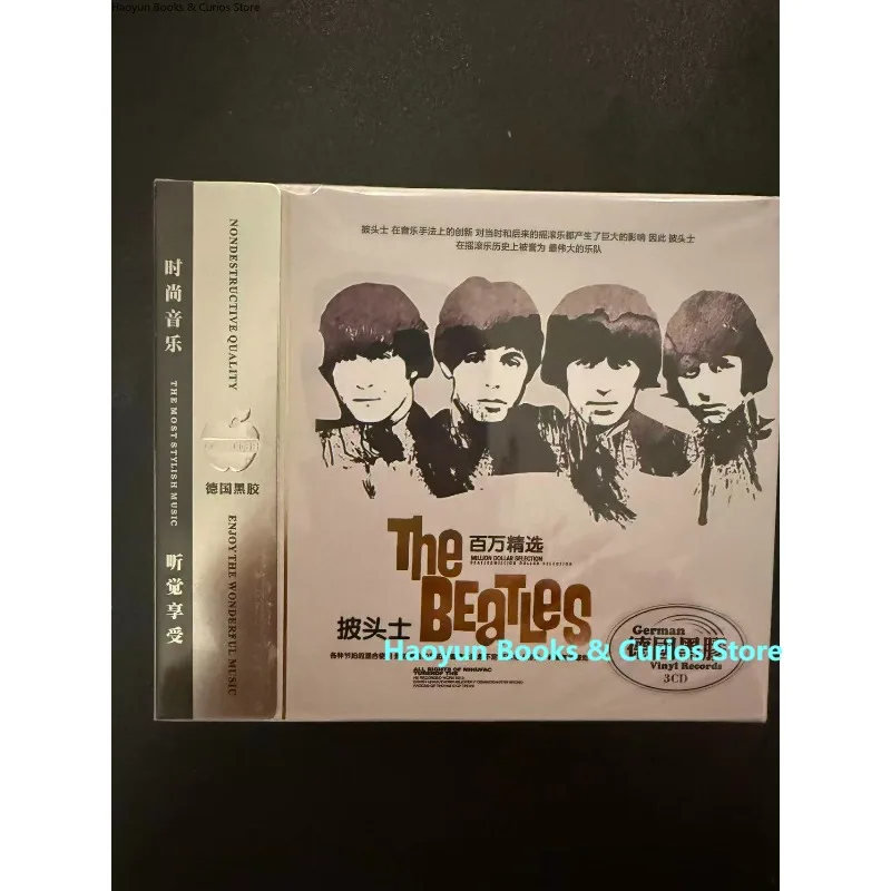 3CD, colección de CD de los Beatles: CD de música rock clásica, canciones Oldies euroamericanas, colección legendaria de rock clásico