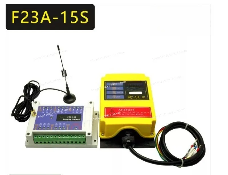 F23A-15S Industrial Wireless Remote Control, PLC Type Pipeline Remote 100m IP65, Customizable Crane Controller