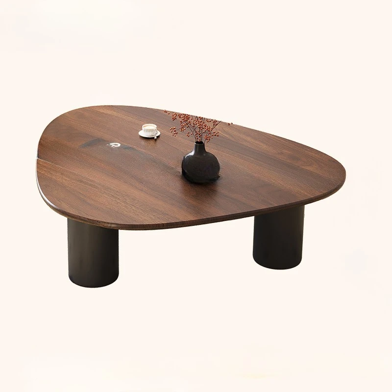 

Medieval coffee table living room home 5 new light luxury high-end black solid wood sofa small coffee table small apartment