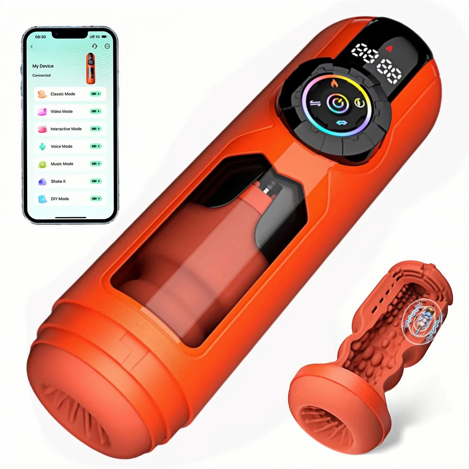 Wellness X - Masturbador Automático Masculino KUSHOR com Controle