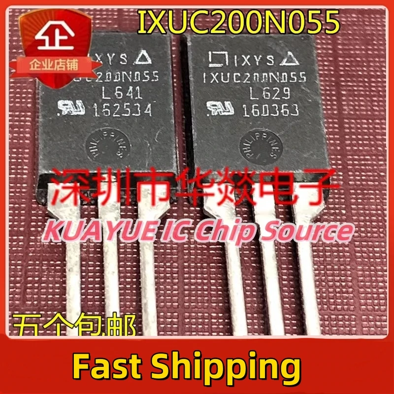 10PCS-30PCS  IXUC200N055   ISOPLUS220  55V  220A  Fast Shipping Quality Guarantee