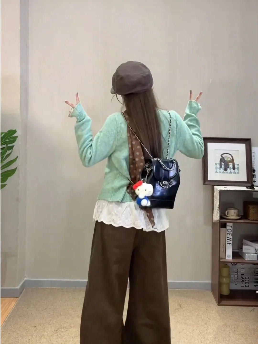 سترة نسائية مفتوحة محبوكة ناعمة من Mintenn للخريف والشتاء ملابس خارجية فضفاضة بطبقات سترة لطيفة Sle للتنقل