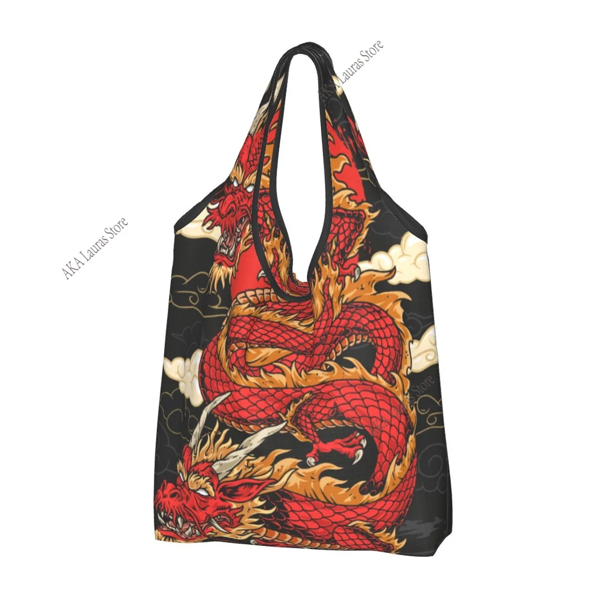 Shoulder Bag Dragon Snapback Ladies Handbag Tote Bag Reusable Large Bag