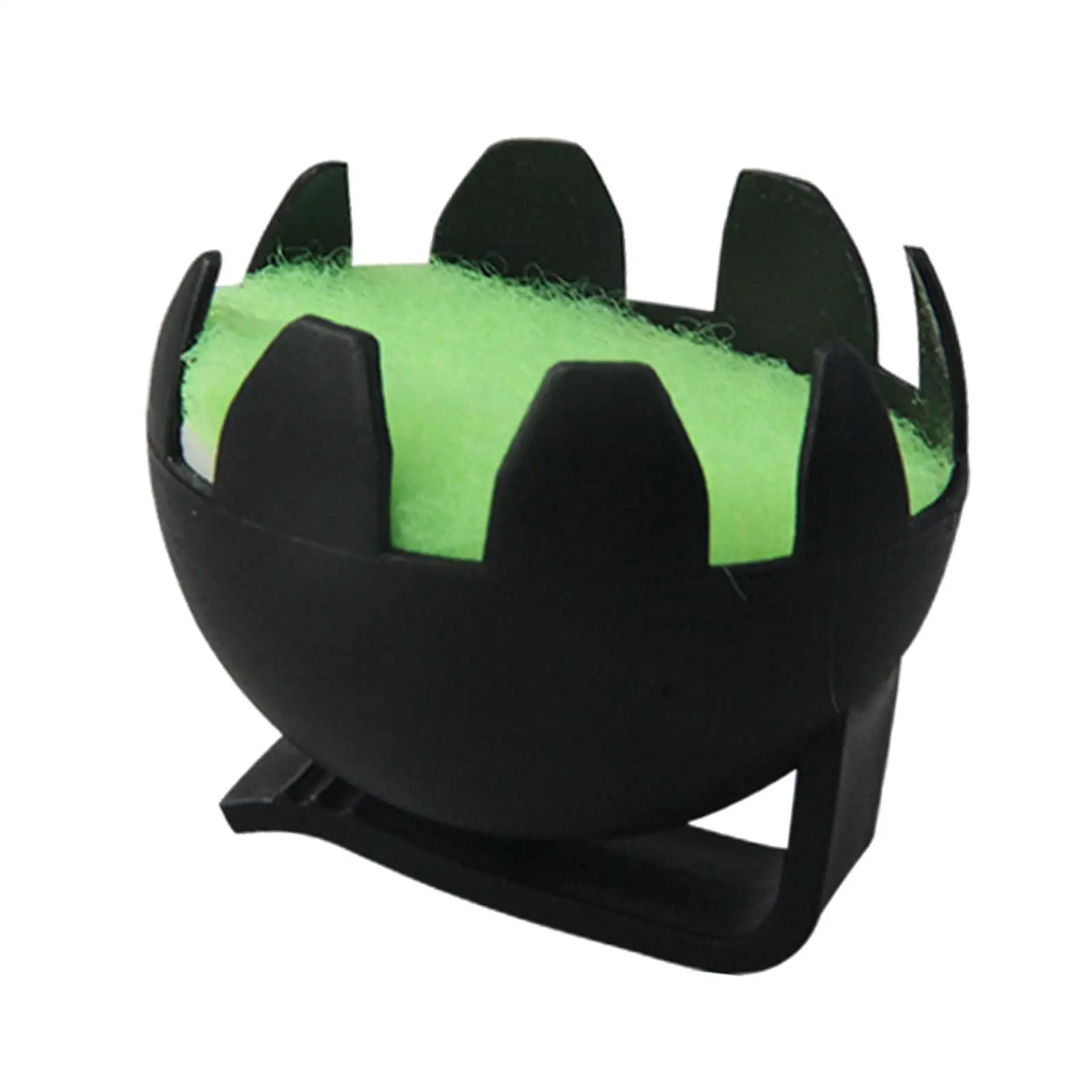 

Compact Plastic Golf Ball Cleaning Clip Lightweight Sponge Holder Accessory for Golf Ball Pouch and Bag