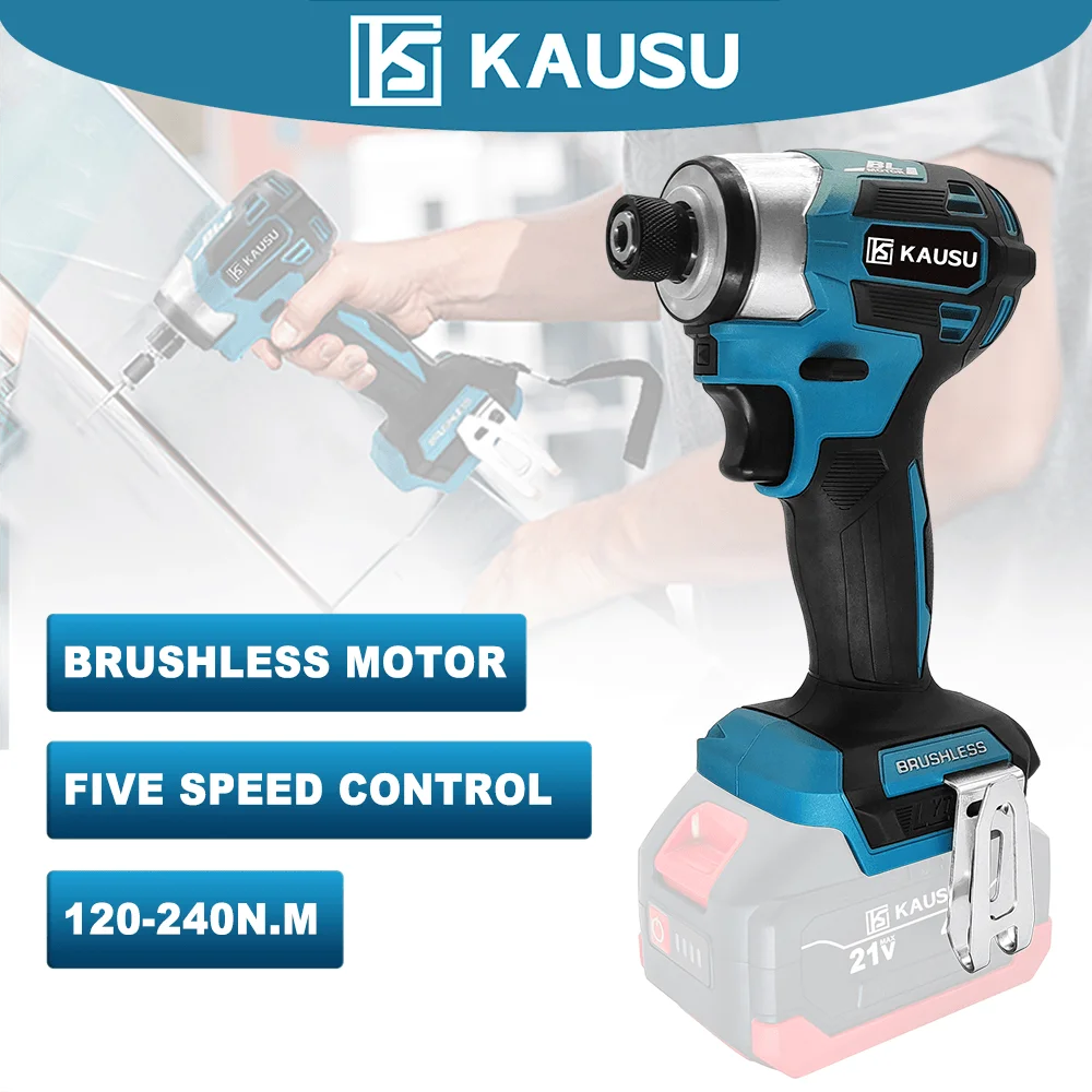 5-Speed Electric Screwdriver Cordless Brushless Electric Screw Driver Compact Power Tool For Makita 18v Battery(No Battery)