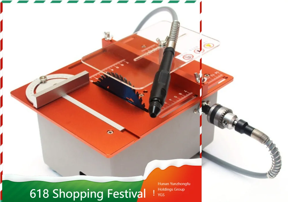 

Portable Mini Woodworking Table Saw 360W Power Efficient Cutter For Small Household Processing Projects