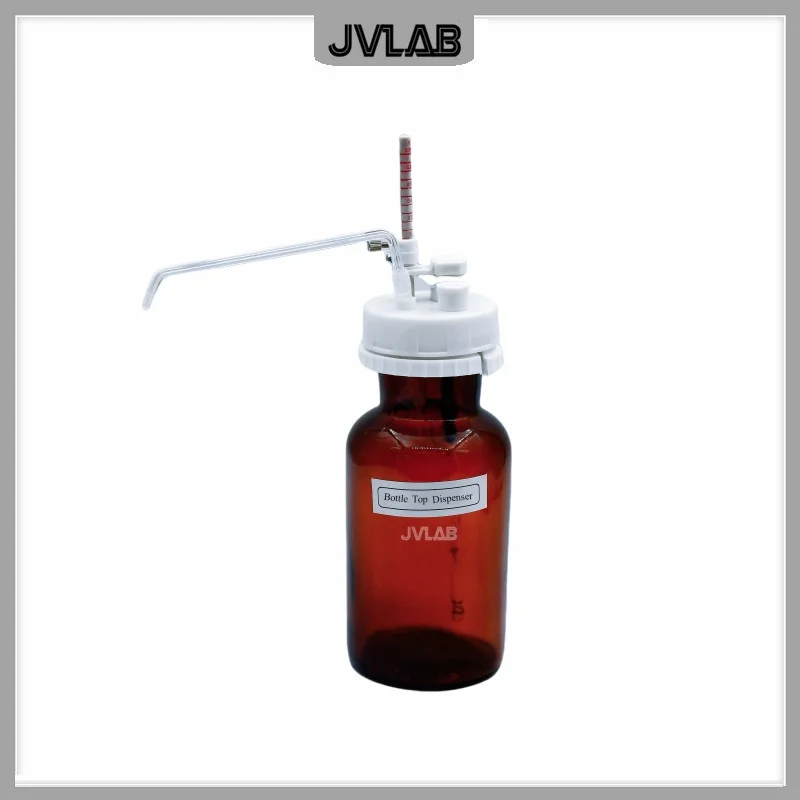 Bottle Top Dispenser Glass Reagent Dispenser Adjustable Volume 1-10 ML Semi-automatic Liquid Dispenser Bottle Capacity 1000 ML