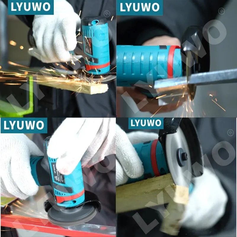 LYUWO Micro Angle Grinder, Filling Grinder for Diamond Cutting, Wireless Power Tool, 12V