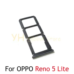 For OPPO Reno5 Reno6 Reno 5 6 Lite Sim Card Slot Tray Holder Sim Card Repair Parts