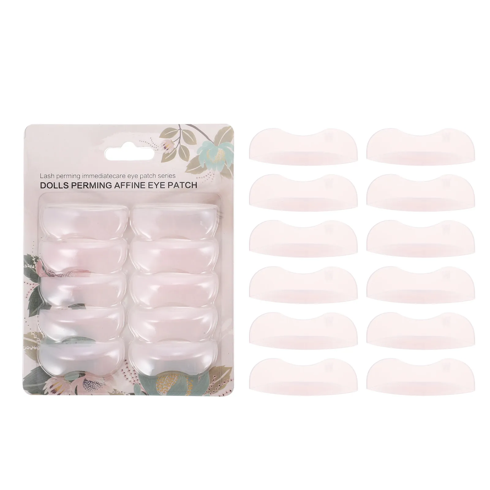 

2 Boxes Silicone Eyelash Perming Pads Professional Reusable Lash Grafting Tools for Salon Beauty Care Extensions