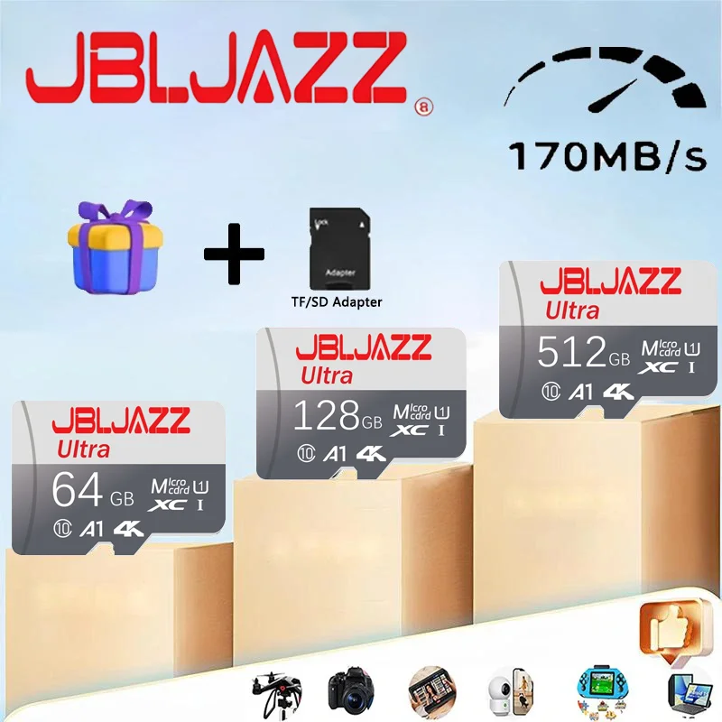 High Capacity Memory Card for Nintendo Switch Micro SD Card Memory Card SD Cards TF Cards Flash Card 256GB/512GB/64GB Versatile