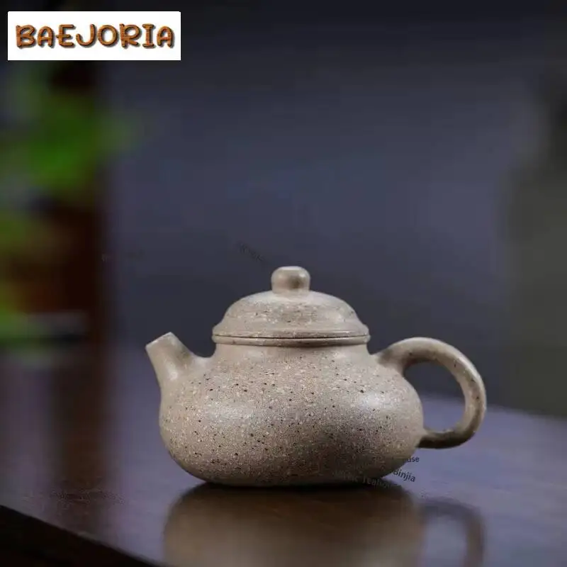 240ml Exquisite Yixing Purple Clay Teapots Handmade Open Sky Pot Raw Ore White Jade Segment Mud Kettle With Filter Zisha Tea Set