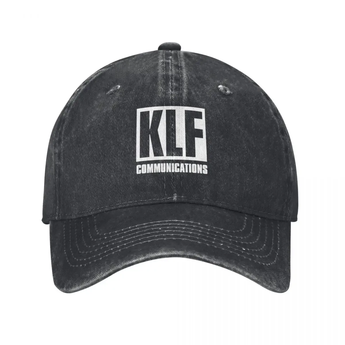 KLF Communications (white bg, black letters) Baseball Cap Dropshipping Hat Beach Military Cap Man western Hat Golf Women Men's