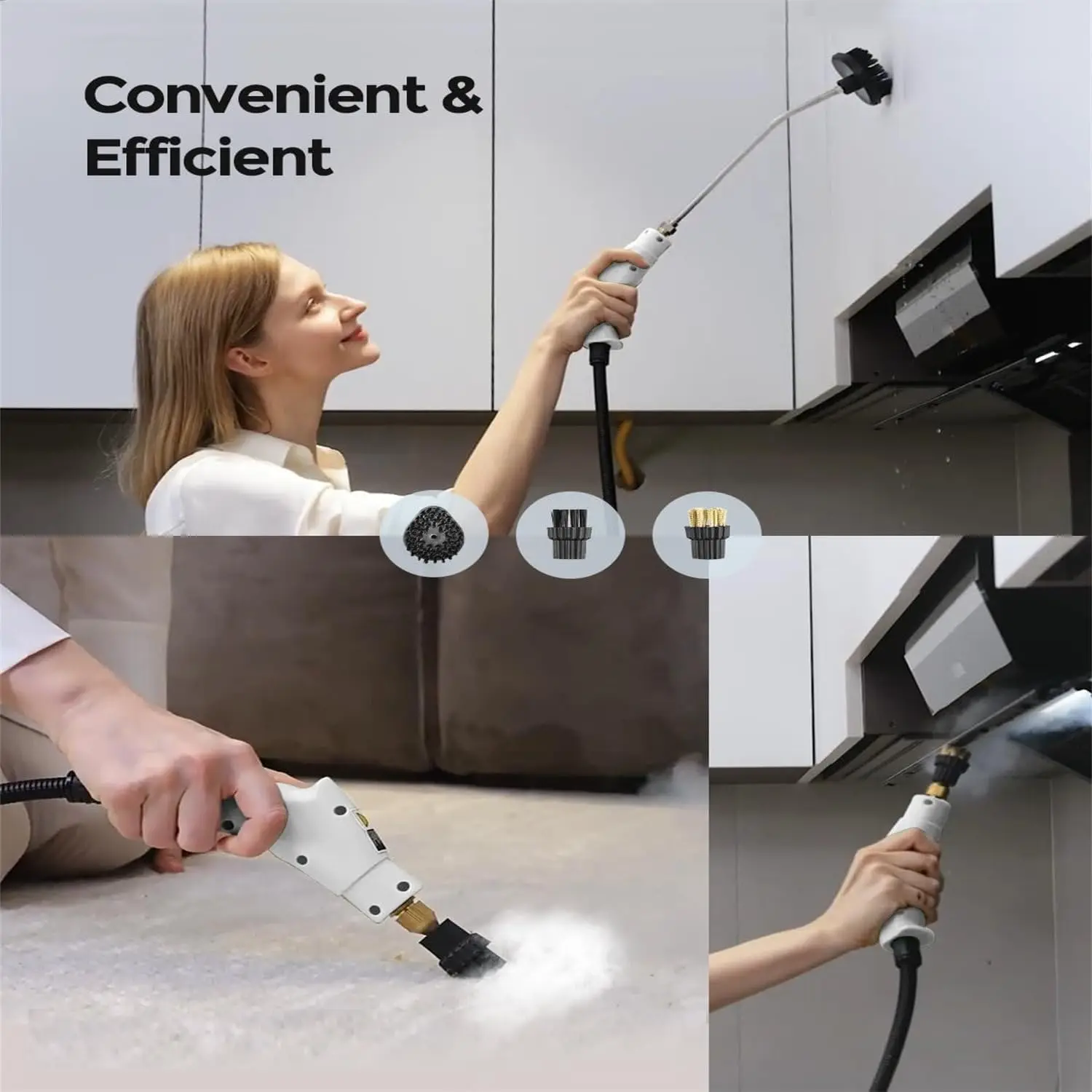 New High-temperature And High-pressure Steam Cleaner With Button Timer Steam Humidifier Household Cleaning Machine