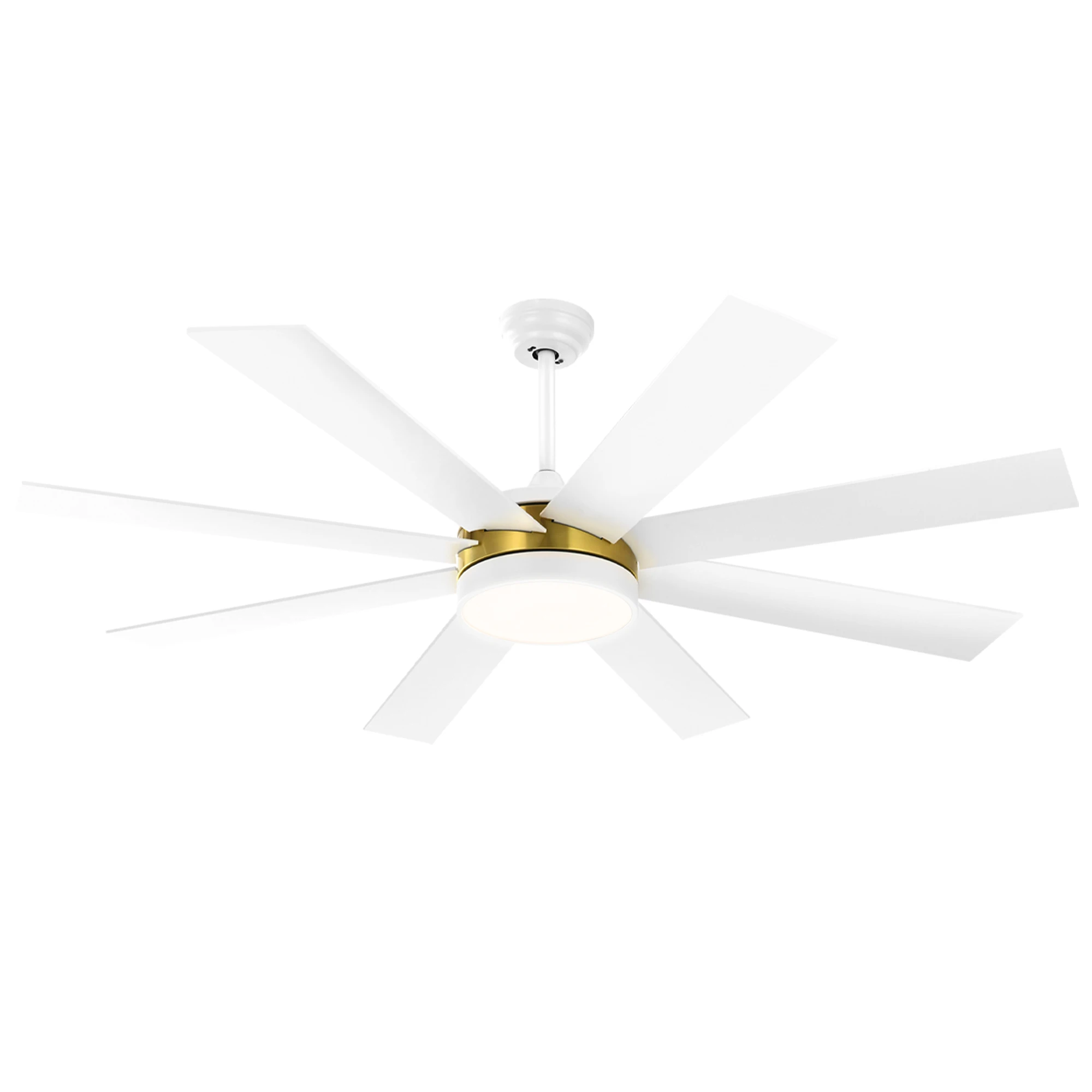 60 inch Ceiling Fan with Light and Remote/APP Control Modern Smart Ceiling Fan