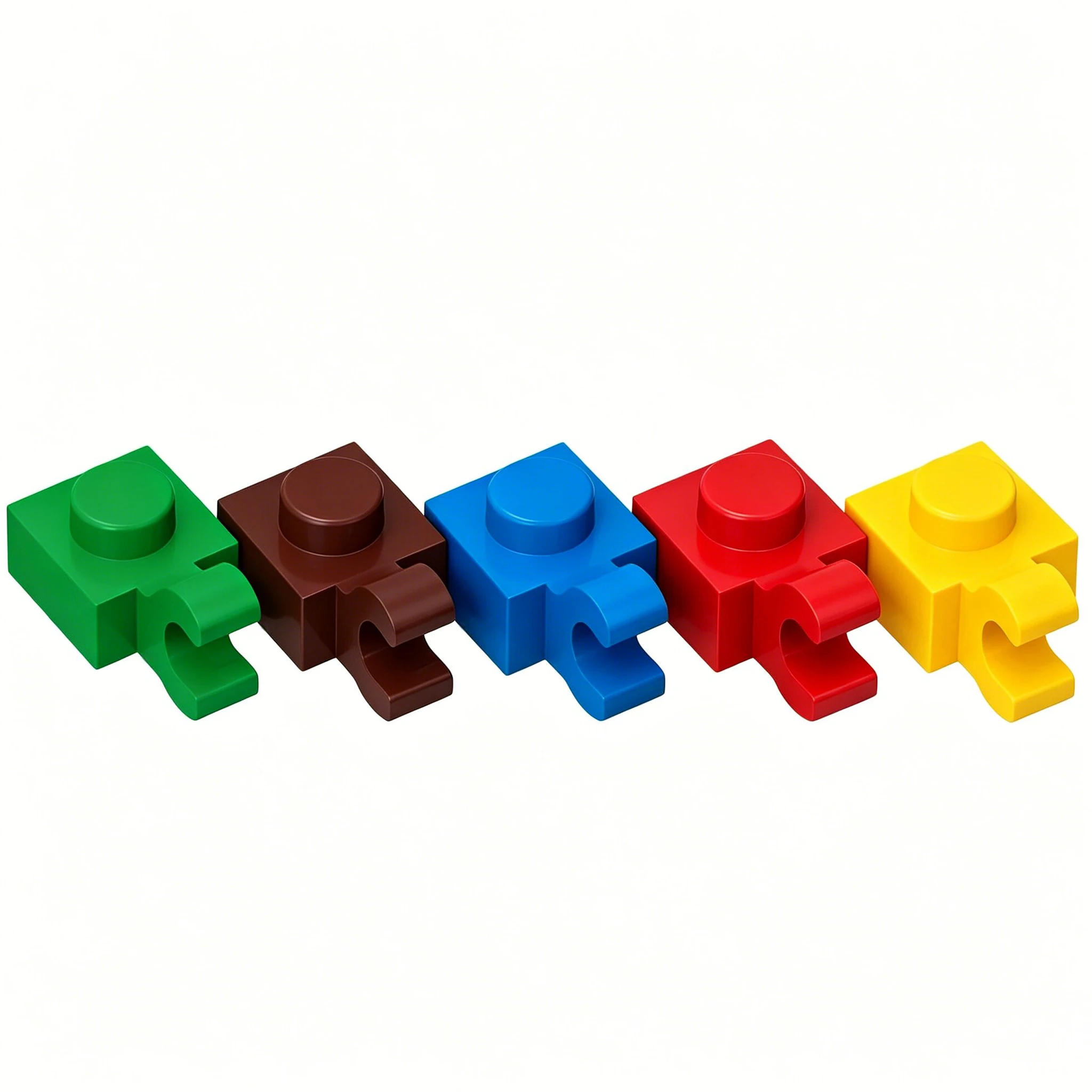 200 шт. MOC 61252 Модифицированные строительные блоки 1x1 6019 с открытыми O-образными клипсами, детали конструктора, игрушки-головоломки, подарки на день рождения для детей
