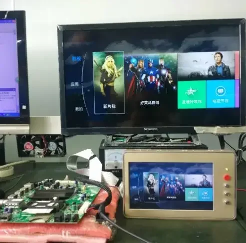 Original brandneu! 7. Generation LCD LED TV Motherboard Tester Tool mit Display LVDS zu VGA Konverter