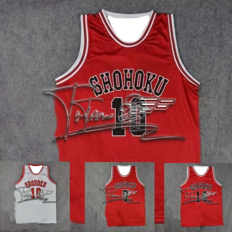 1-15 Anime Shohoku Schule Basketball Team Slam Dunk Jersey Cosplay Kostüm Sakuragi Hanamichi Rukawa