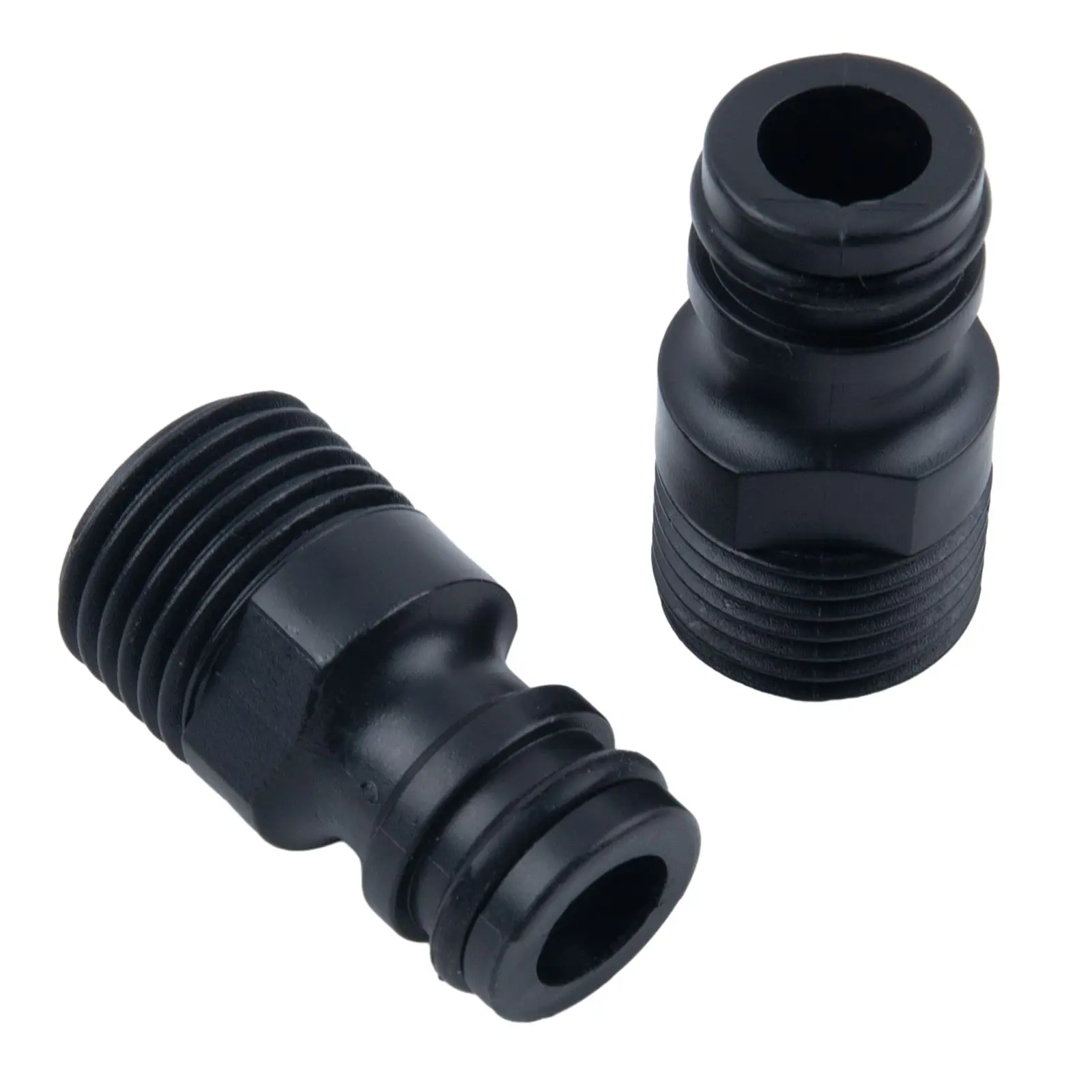 Hot New 1/2 Inch Pipe Connector Threaded 1/2 Inch Fitting For Water Hose Garden Outer Practical Replacement 2pcs