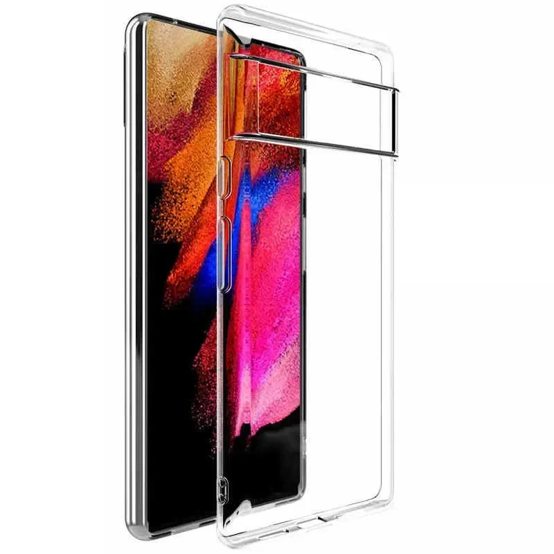 Transparent Thin Case for Google Pixel 9 8 7 6 Pro 6A 5A 5 4A 4 XL 7Pro 8Pro 9Pro 5G Soft Clear Silicone TPU Original Back Cover