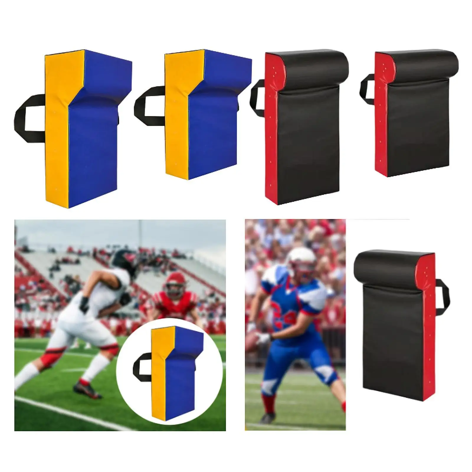 Wedged Football Tackle Shield Football Blocking Pad for Training Competition