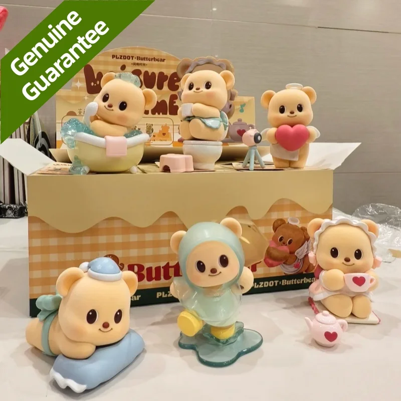 

Butter Bear Leisure Time Series Blind Box Mystery Box Dolls Kawaii Action Anime Figure Blind Box Toys Gift