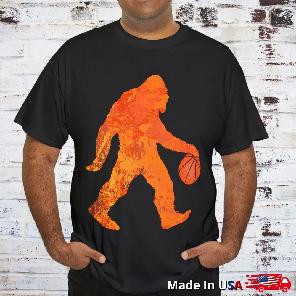 Funny Basketball Big Foot T Shirt Urban Graphic Tee Freestyle Clothing