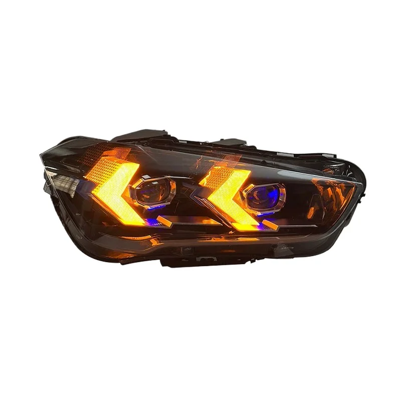 -For Upgraded Full LED Headlight Assembly Arrow-Style DRL for  X1 F48 F49 2016-2019 Sequential Turn Signal^