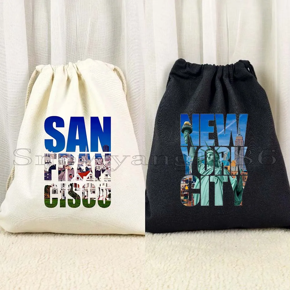 

Croatia Dubrovnik Glasgow Hvar Miami Paris Pisa Vienna Split Vegas Canvas Drawstring Bag Soccer Backpack Gym Sackpack String Bag